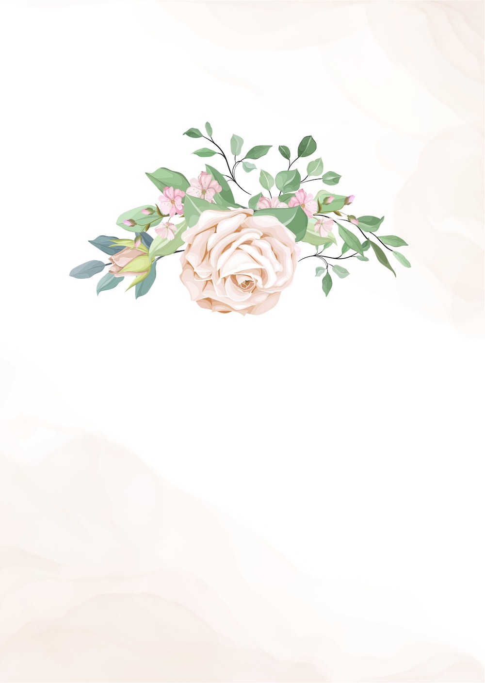 Elegant Banquet digital invitation with RSVP